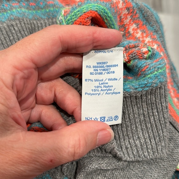 Boden Wool Far Isle Sweater - US 10 - Picture 5 of 5